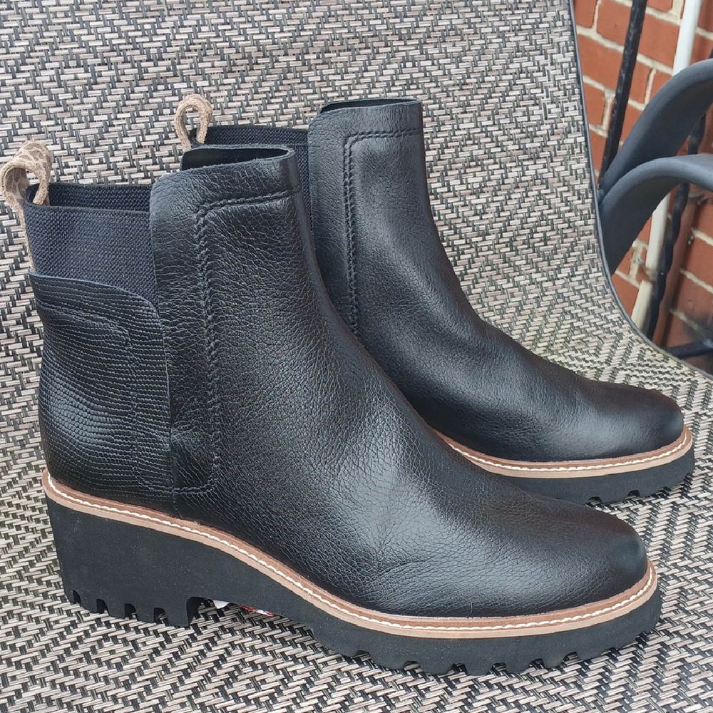 Dolce Vita Black Ankle Boots